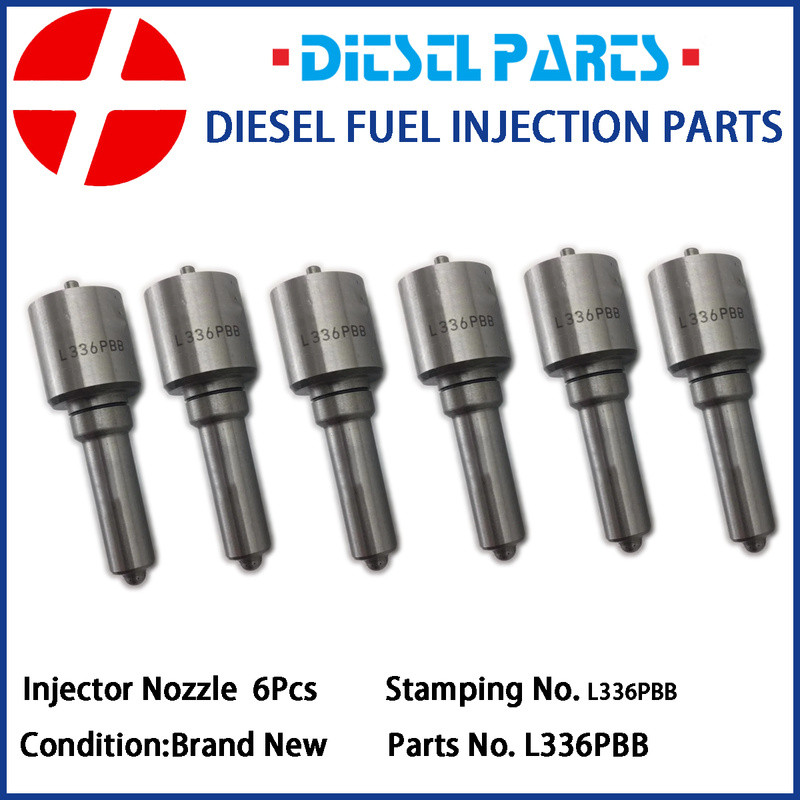 6 ชิ้นดีเซลหัวฉีดน้ํามันเชื้อเพลิงหัวฉีดเคล็ดลับ L336PBB หัวฉีดฉีด Fit สําหรับ HOWO A7 D12 420HP VG1