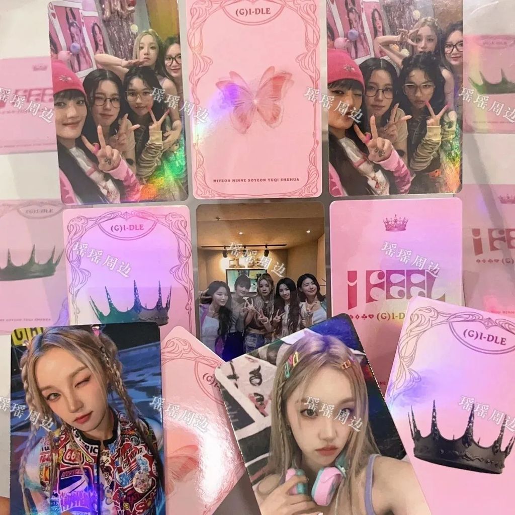 ((G) I-DLE Photocard Box Sheet xmm Laser gidle Photocard สาวเกาหลี Group GIDLE สินค้า20251230