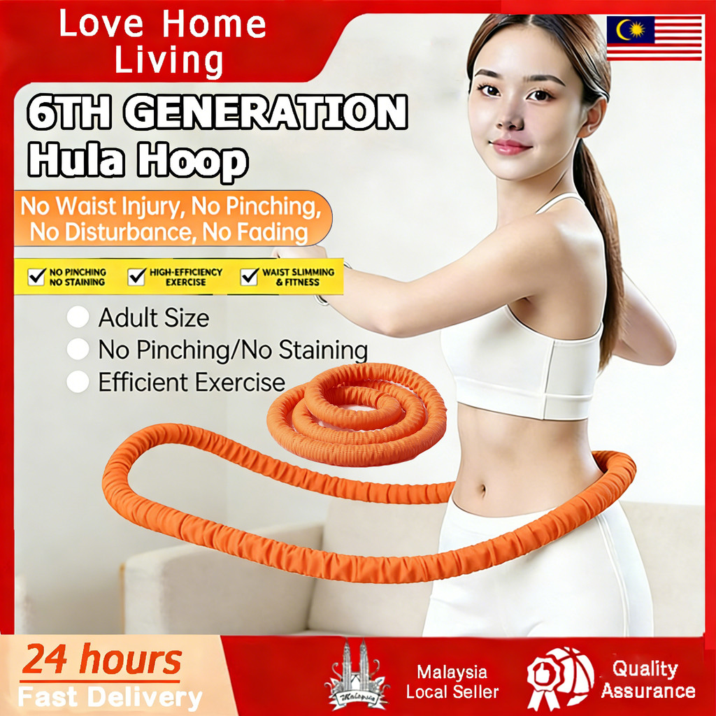 อัพเกรด Spring Hula Hoop สําหรับผู้หญิง Soft Weighted Hoop ฟิตเนสเอวที่เป็นมิตร Design Slimming การอ