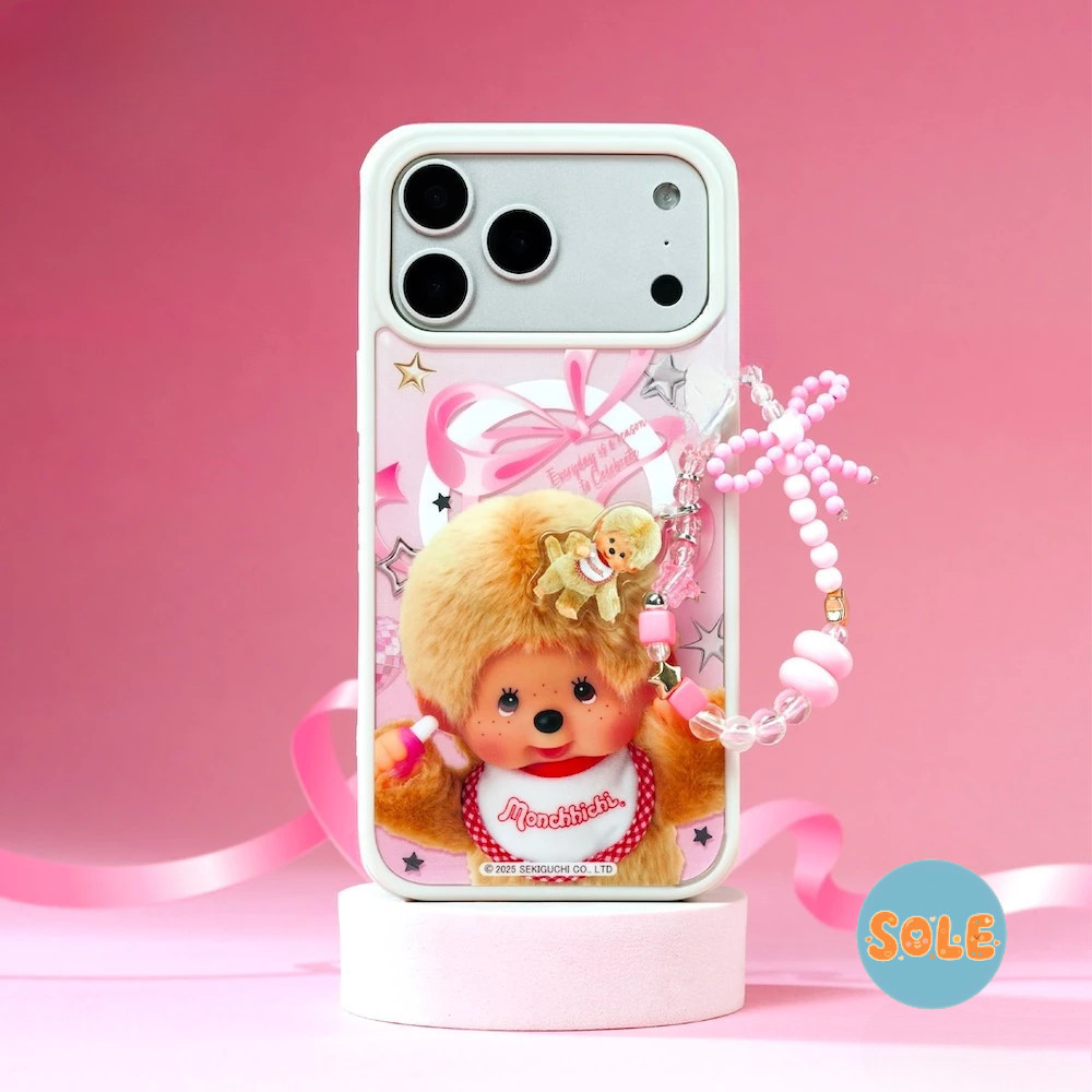Monchhichi Collection เคสสำหรับไอโฟน มอนชิชิ Magnet ฟรี IPHONE 11 12 13 14 15 17 PROMAX 17 16 15Pro  14PLUS 8 7Plus