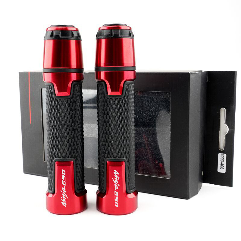 เหมาะสําหรับ Kawasaki NINJA250 300 400 650 Z1000XS 10R ดัดแปลงจับยางฝาครอบแฮนด์ Grip