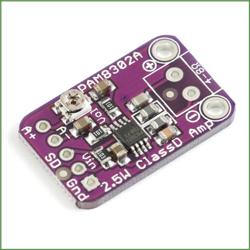 BON PAM8302A Single Channel 2 5W Class D Auditory Amplifier Module ดีไซน์ไร้ฟิลเตอร์