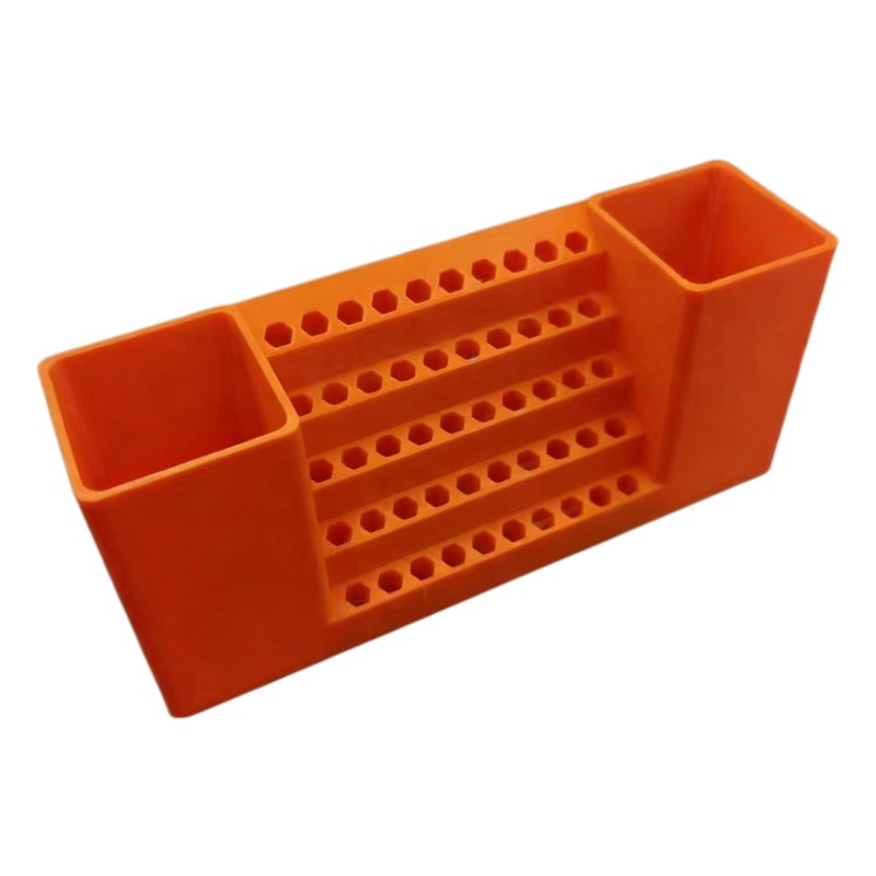 Kellnny 50 Slot Bit Organizer สําหรับ Impact และไขควง Bits Hex Key Holder 1 4 ไขควง Bits Holder เครื