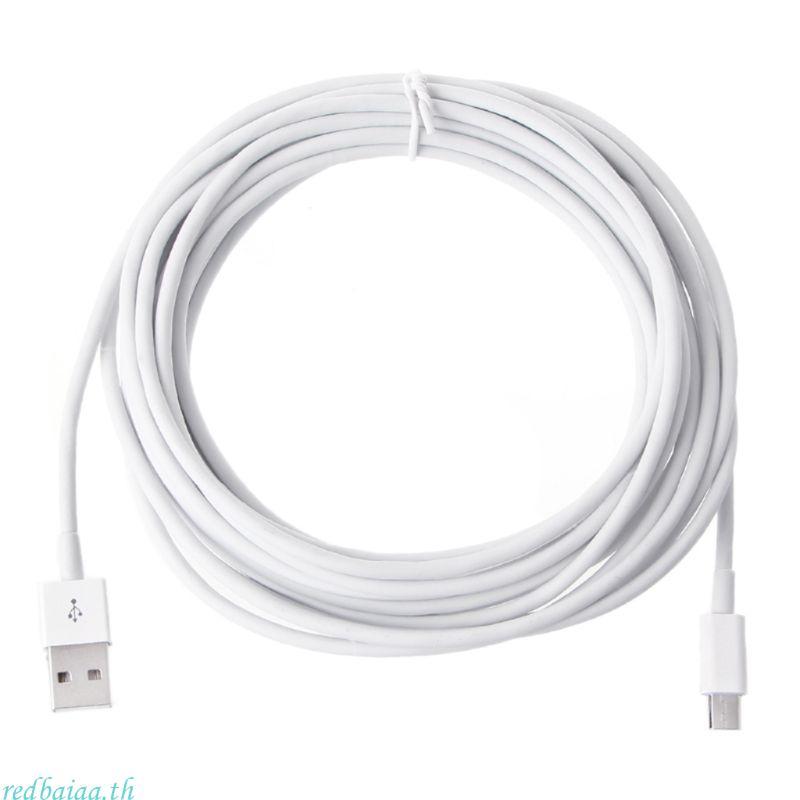 Redbaiaa สาย USB Type C 5M สําหรับการเดินทางโฮมออฟฟิศ