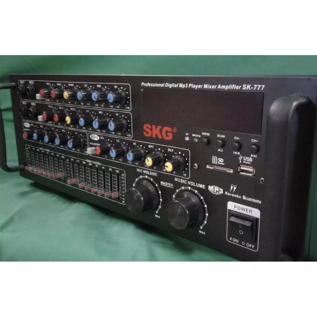 QA SHOP SKG เครื่องแอมป์ขยาย Bluetooth USB 5000W P.M.P.O รุ่น SK-777