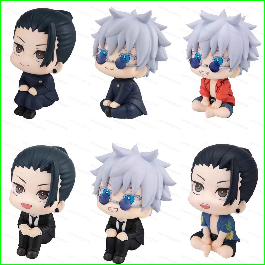 PS1 Jujutsu Kaisen Satoru Gojo Suguru Goyo Fushiguro Toji Chibi นั่ง Pose Action Figure เครื่องประดั