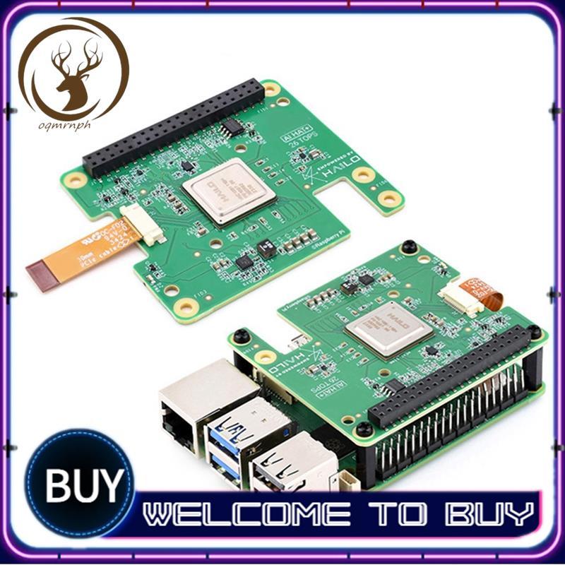 สําหรับ 5 AI HAT+ - Hailo8l PCIe M.2 HAT + 13Tops AI Board Kit สําหรับ Raspberry Pi5