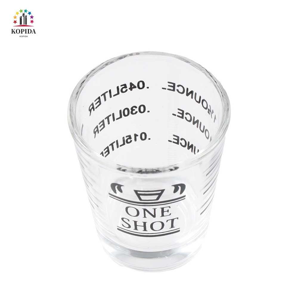 WILLIS Jigger 1.5oz/45ml อุปกรณ์บาร์ทนความร้อน Espresso Shot Glass