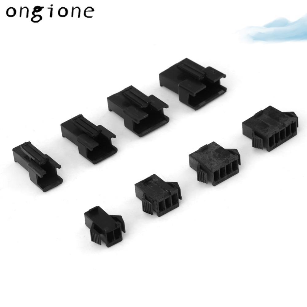 ONGIONE 200PCS SM Plug Connector, 2/3/4/5PIN 2.54 มม.JST2.54 มม., Header Connector หลายรุ่นสีดํารูปร