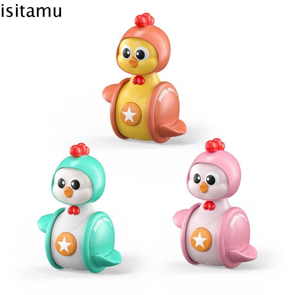 ISITAFT Chicken Gliding Tumbler Toy, Early Education Gliding Motion Early Education Toy, Cute Fun De