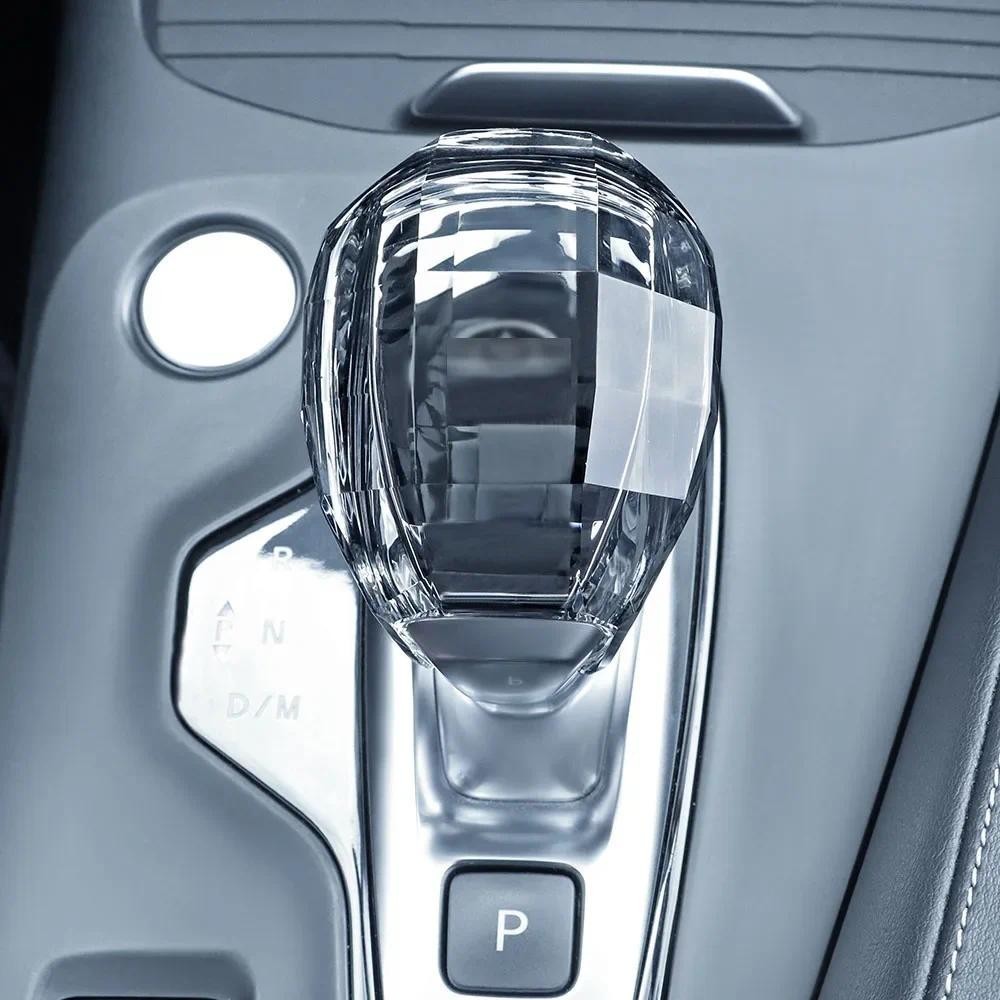หรูหราคริสตัลเกียร์ Shift Knob Cover Fit สําหรับ Infiniti QX50 QX55 2018-2020 2022 2023 ดัดแปลงเกียร
