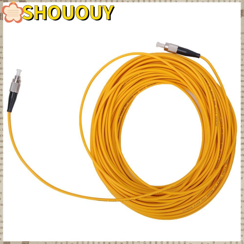 SHOUUY ไฟเบอร์ออปติกจัมเปอร์, 20 M 9/125um Fiber Patch สาย, ประสิทธิภาพสูง FC/UPC To FC/UPC เซรามิค 