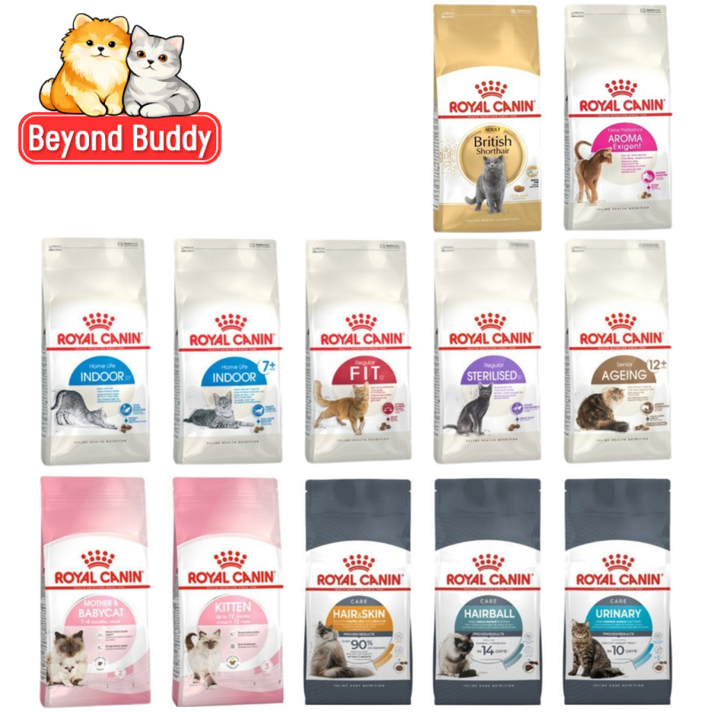 Royal Canin โรยัล คานิน เม็ดแมว สูตรเฉพาะสำหรับแมวหลากหลายช่วงวัย เม็ดมาตรฐาน ขนาดถุง 3.5–4 กิโลกรัม