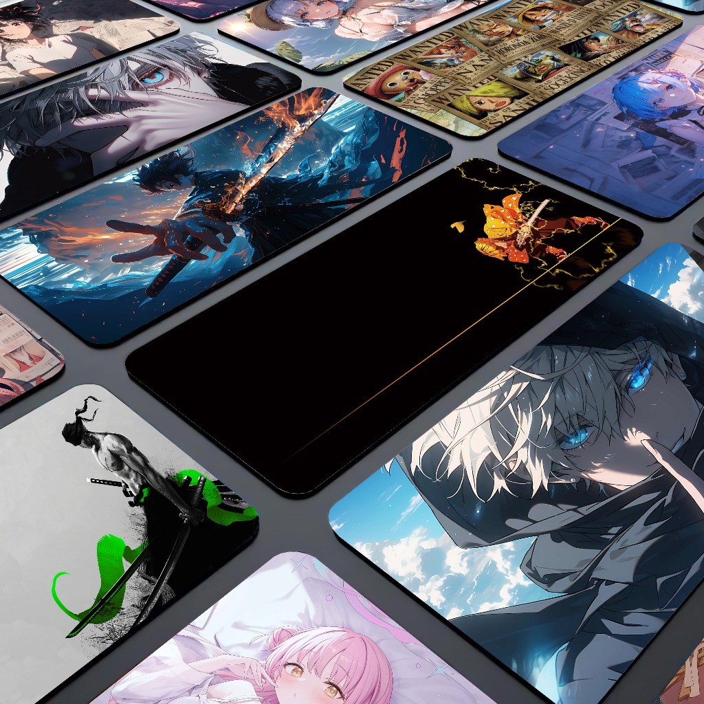 🌸พร้อมส่ง🌸แผ่นรองเม้าส์ 80x30x3 ซม. แผ่นรองเม้าส์ลายการ์ตูน Mouse Pad แผ่นรองเมาส์ ที่รองเมาส์