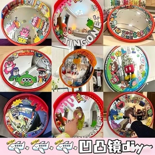 ตลกรับสมัคร Selfie Mirror Travel Photography Prop กระจกนูน กระจกมือถือ กระจกแต่งหน้า