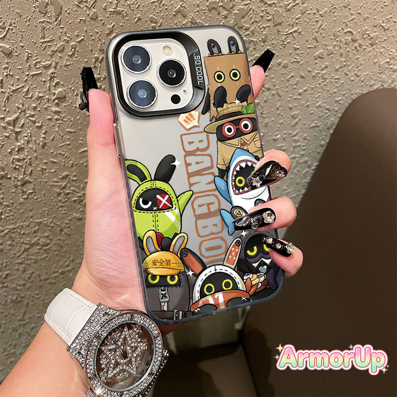 เคสไอโฟน ระเบิด เคสซิลิโคนแข็ง IMD สำหรับไอโฟน 11 12 13 14 15 16 ProMax X XR XS Max 7 8Plus-AP