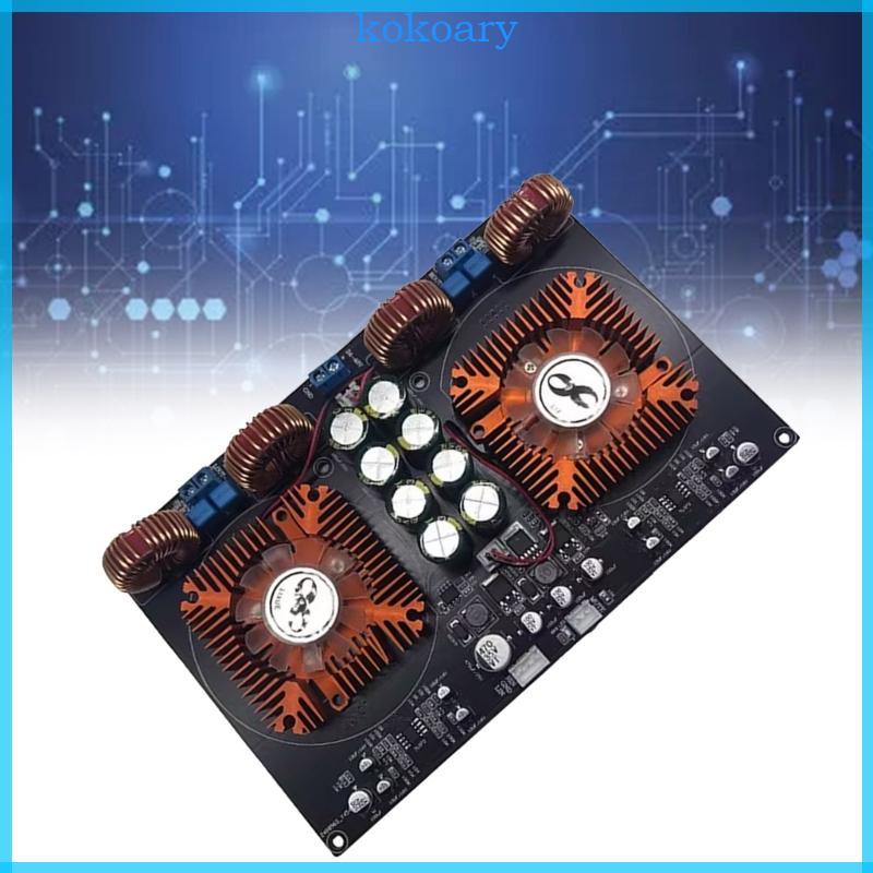 KOK TPA3255 2 0CH Power Amplifier Board 2 0Channel Class-D Digital Amplifier Board 600W + 600W Fan C