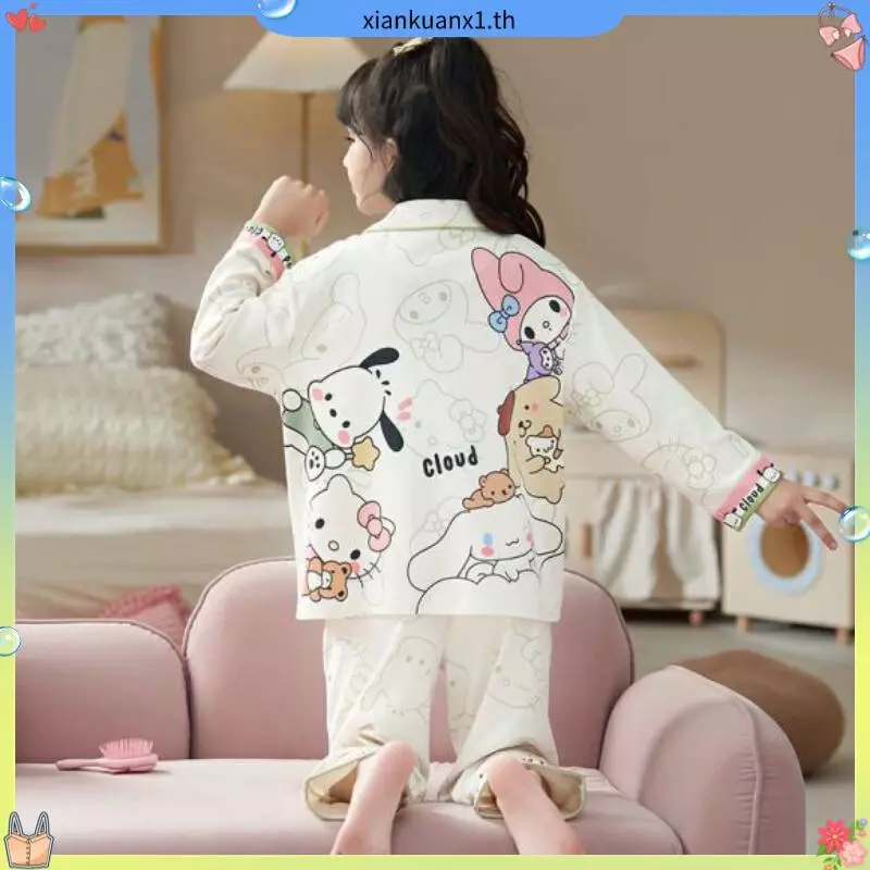 FAIRY_BABYชุดนอนมายเม ชุดนอนเด็กผู้หญิง 10 ขวบ ชุดนอนเด็กแขนยาว ชุดนอน sanrio ชุดนอนเด็กโต ผู้หญิง 12 15 ปี ชุดนอน hello kitty ชุดนอนเด็กผ้าคอตตอนนิ่ม ชุดนอนpochacco ชุดนอนแม่ลูก ชุดนอน kuromi ชุดนอนคู่แม่ลูก ชุดนอนเด็กหญิง ชุดนอนเด็กผ้าคอตตอน ชุดนอนนุ่มๆ thumbnail 3