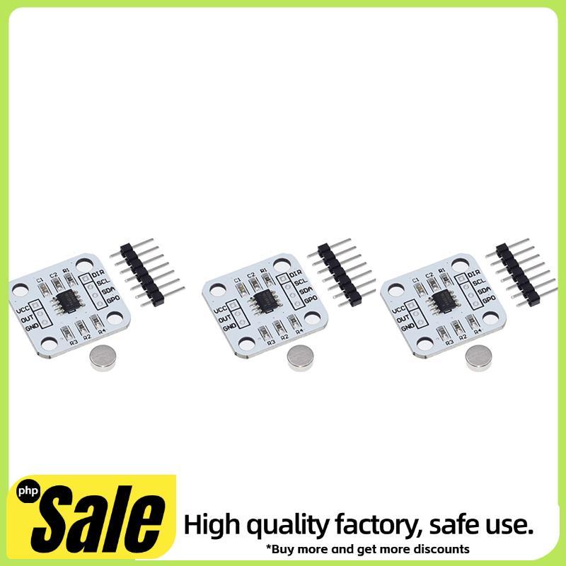 3 ชิ้น AS5600 Encoder 12 บิตแม่เหล็กเหนี่ยวนํามุมวัดเซนเซอร์โมดูลส่วนประกอบอิเล็กทรอนิกส์