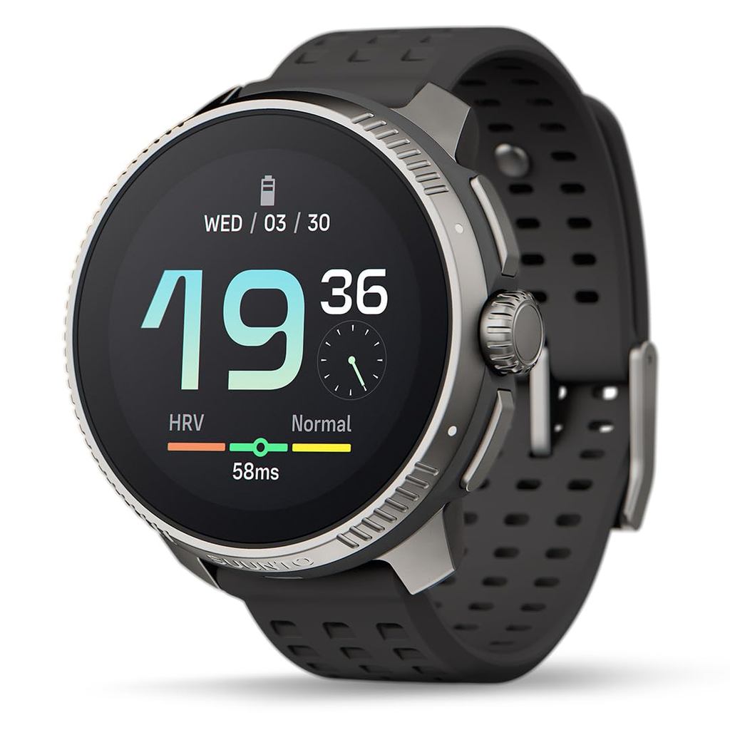 Suunto Race Titanium Charcoal GPS Sports Watch Outdoor AMOLED Display Long Battery Offline Maps