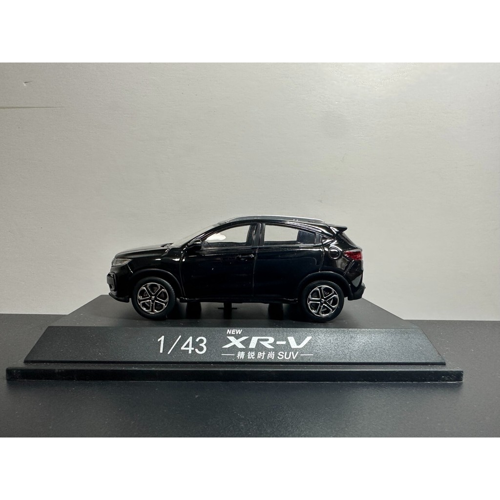 [Orphan] Dongfeng Honda 2017 XRV Black Car Model โรงงานเดิมของแท้ 1: 43 รถจําลอง XR-V รถรุ่น