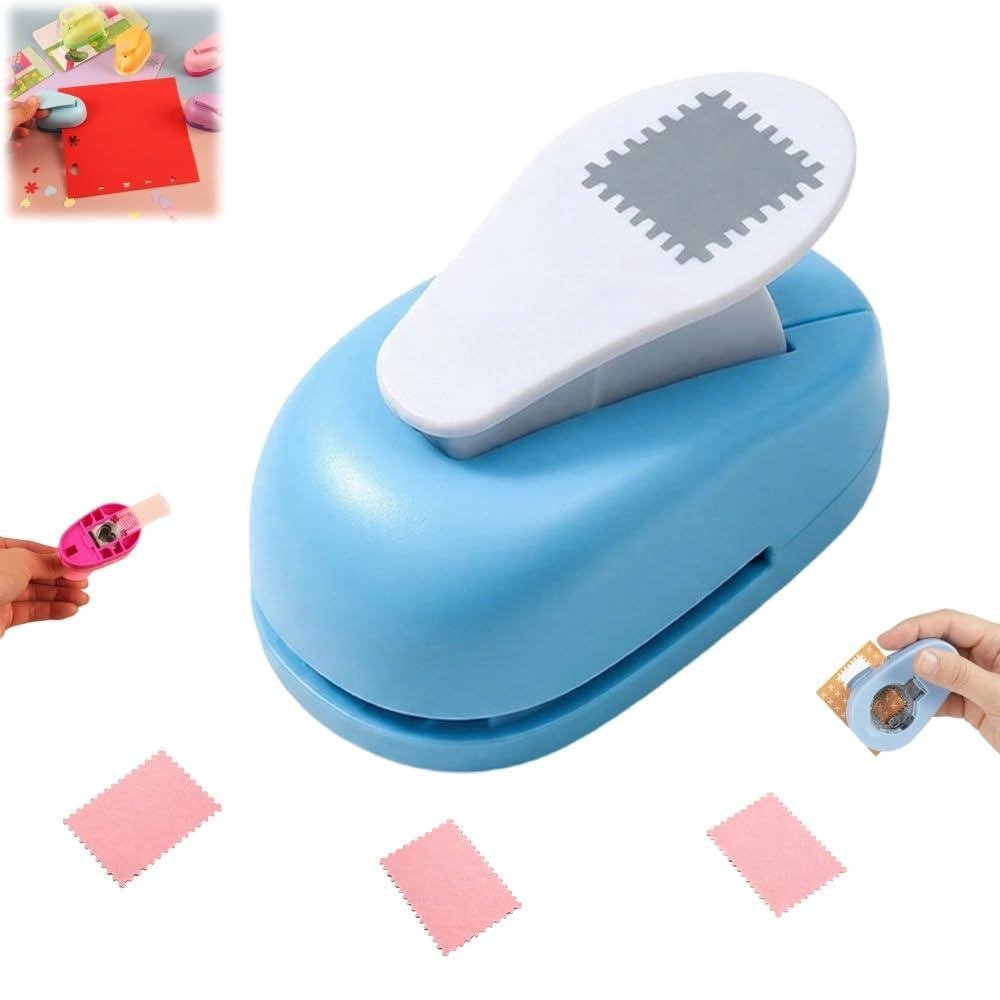Stamps Shaped Paper Punch,Stamp Puncher Postage Stamps Punch, Rectangular Postage Paper Punches for 