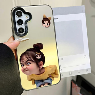 เคสมือถือ For Samsung A56 A55 Case Samsung A07 A17 A57 A27 A37 A06 A16 A54 A22 A15 A05S A36 A54 A27 กำไลกันหาย สี IMD