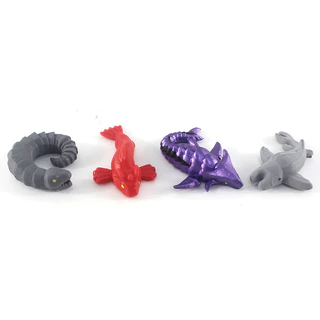 24 ชิ้น Sea Monster Action Figure ชุด Sea Eater Kraken Ghost Leviathan รุ่นสะสม