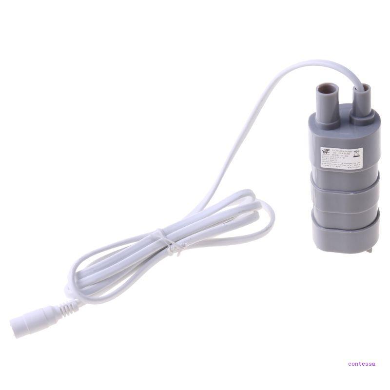 CON 12V 1 2A สําหรับ DC Micro Submersible มอเตอร์ปั๊มน้ํา 12L Min 600L H 5M 5 5x2 1 Fe