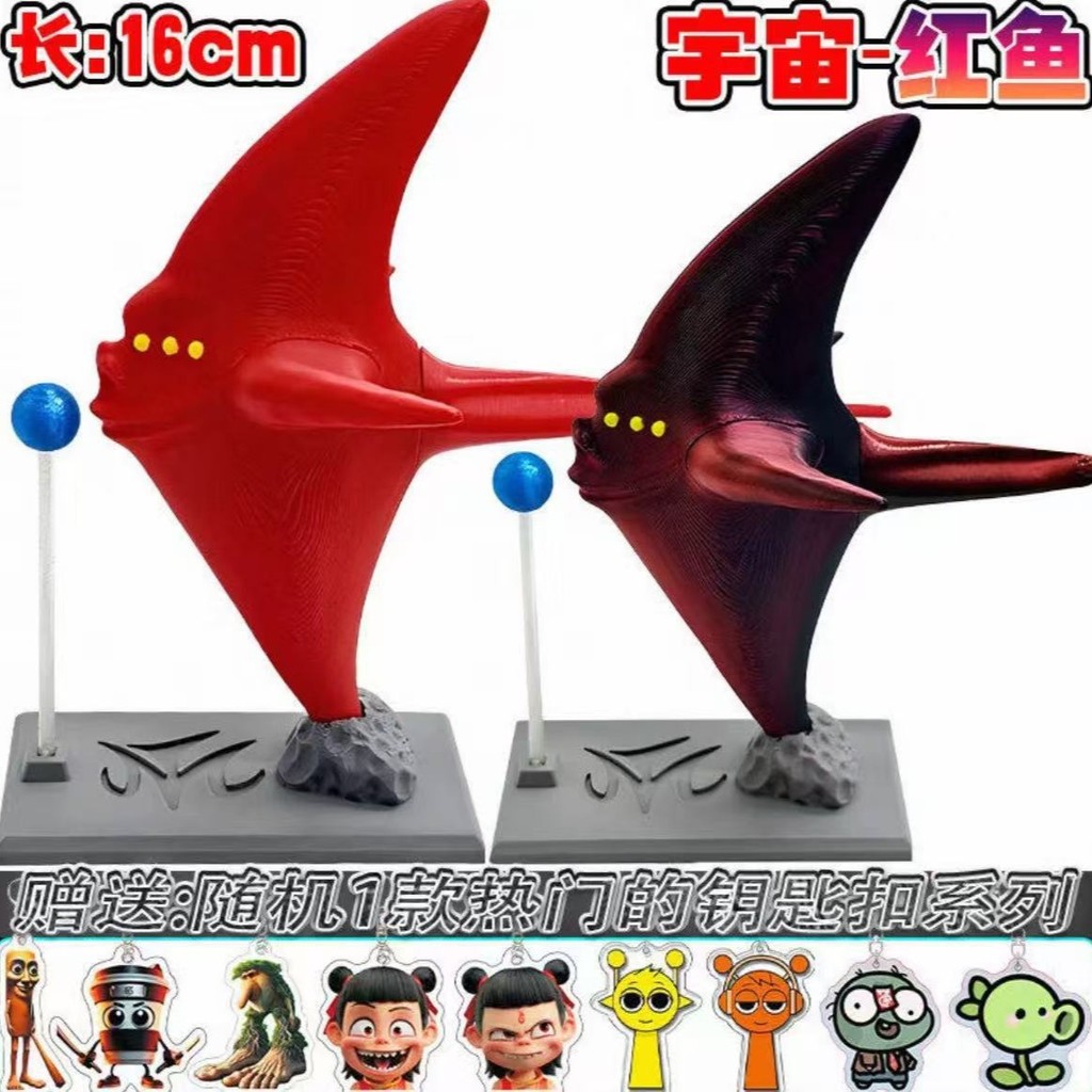 Sea Eater Universe ปลาสีแดง Deep Sea Beast Sea Monster รุ่น 3D Joint Movable จําลอง Sea Monster ของเล่นของขวัญ 26.4.17 ราคา ถูกที่สุด ดีลบีเคเค แกลเลอรีภาพที่ 2