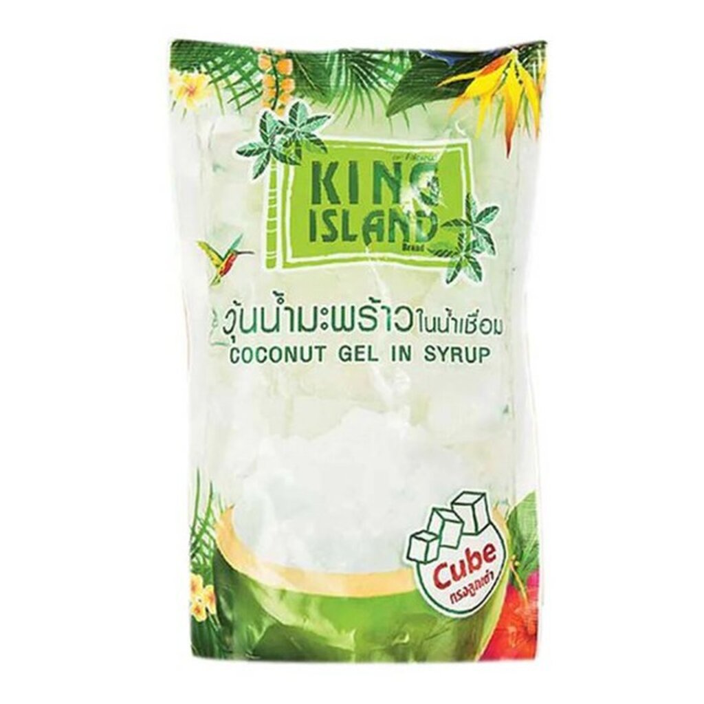 วุ้นมะพร้าวในน้ำเชื้่อม คิงไอแลนด์ King Island Coconut Gel in Syrup 1 Kg. (05-9570)