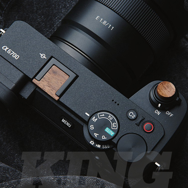 Sony Shutter Sticker Hot Shoe Cover Set A7CII A6700 A7CR อุปกรณ์เสริมกล้องสองชิ้นสไตล์ใหม่