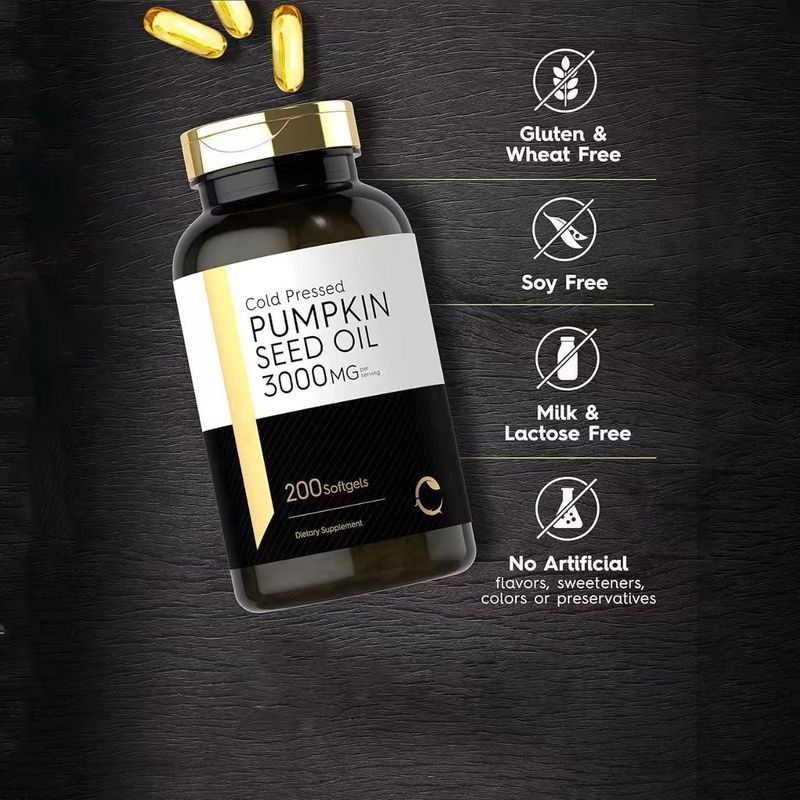 PUMPKIN SEED Oil Soft Capsules PUMPKIN SEED OILSOFT 60 แคปซูลผมตรง OE MA8/280A8// 280