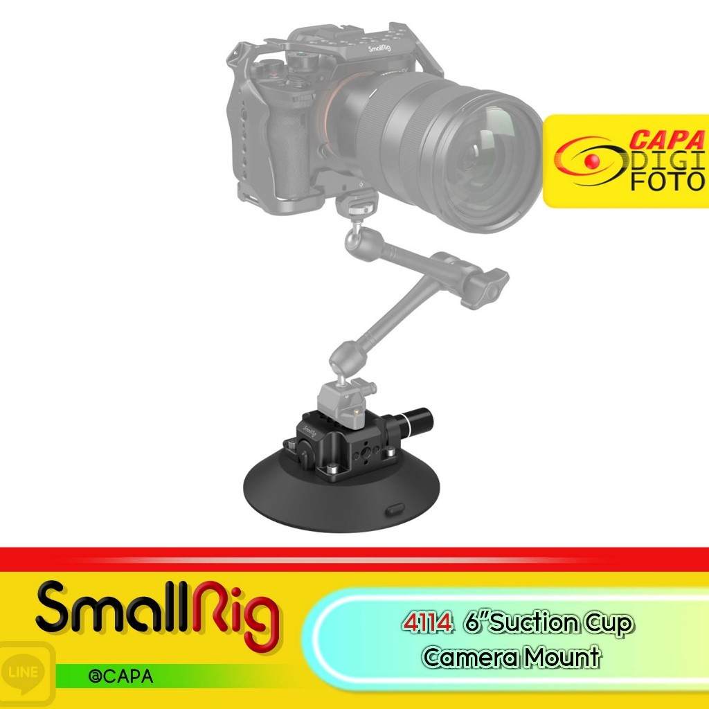 SmallRig 6″ Suction Cup Camera Mount 4114