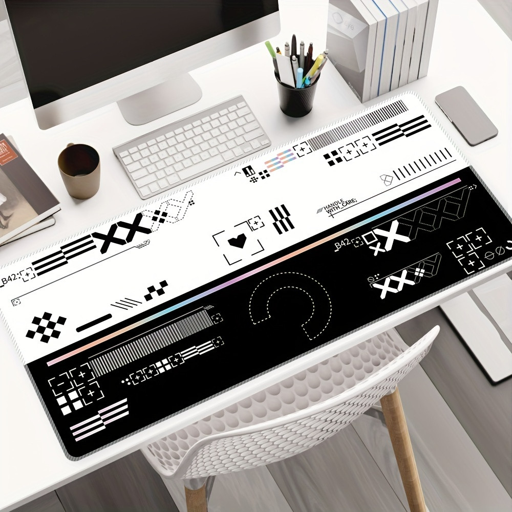 แผ่นรองเมาส์ CSGO Skin Gaming Desk Mat ขยายฐานยางกันลื่นขนาดใหญ่สําหรับ PC แล็ปท็อป Setup COD