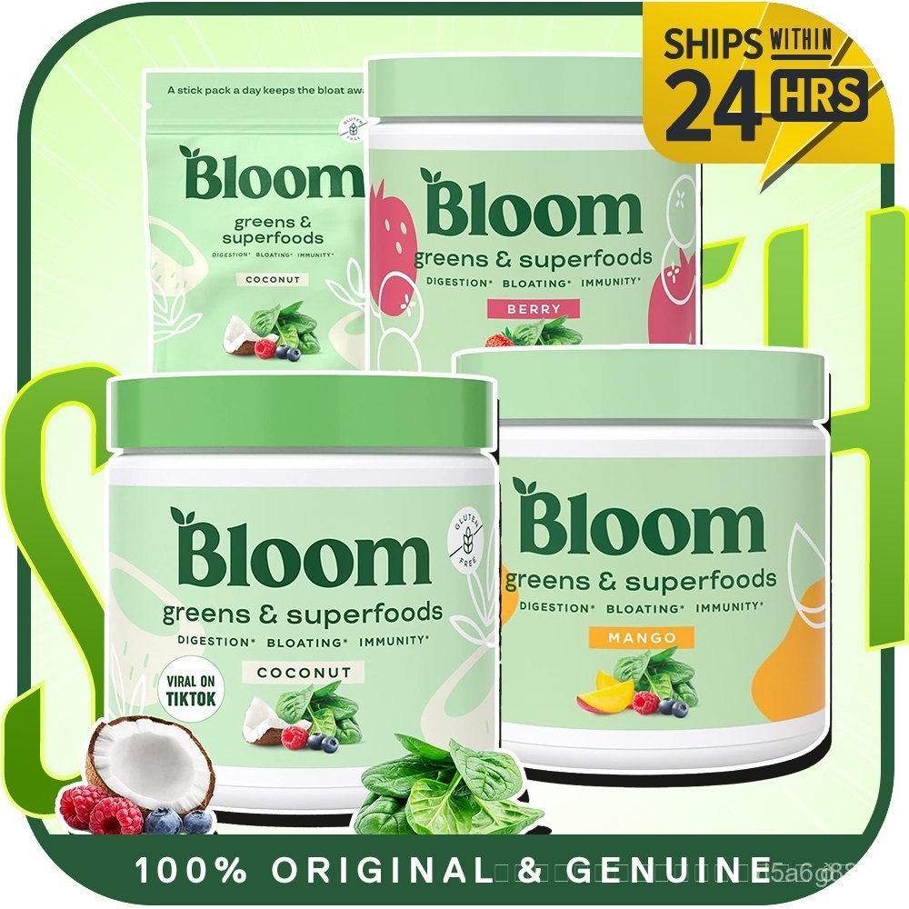 THBloom Nutrition Super Greens Powder Smoothie & Juice Mix | Sachets
