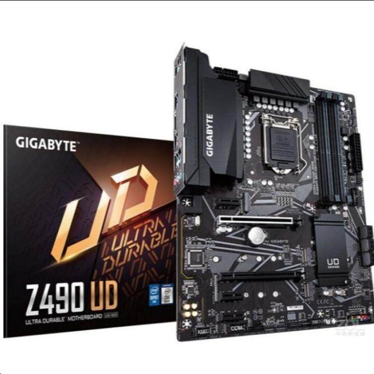 Gigabyte/Gigabyte Z490 UD เมนบอร์ดเดสก์ท็อป ATX ทั้งหมดที่ทนทานเป็นพิเศษ 1200 พิน DDR4