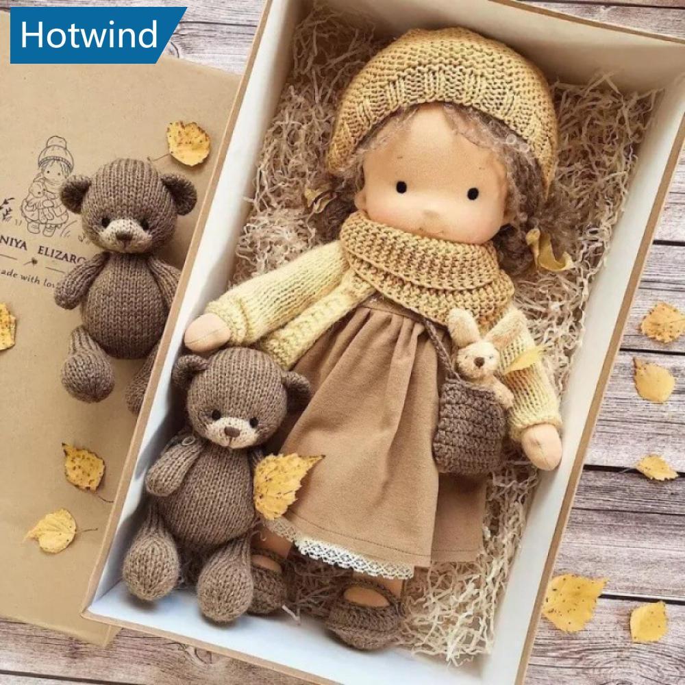 HW Waldorf Handmade Mini Dress Up ตุ๊กตาน่ารักตุ๊กตา Plush ของเล่นเด็กวันเกิดคริสต์มาสของขวัญตกแต่งบ