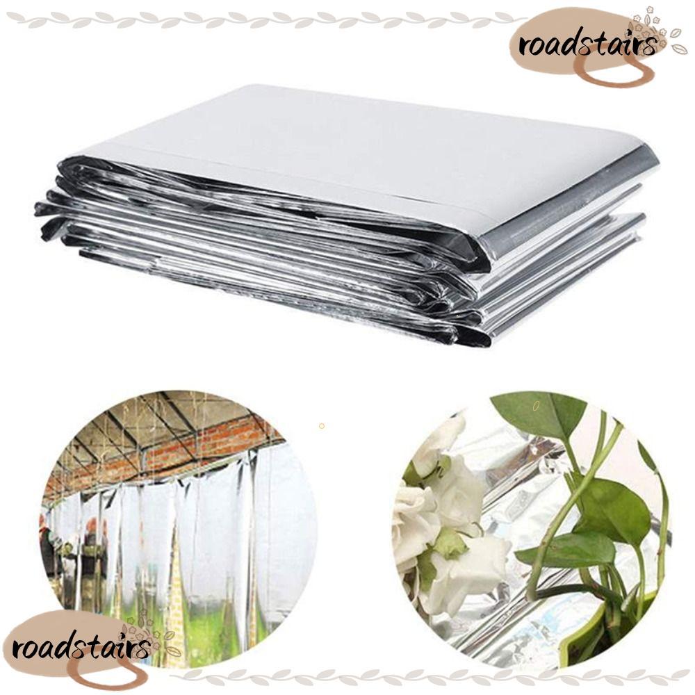ROADSTAIRS 1/2PCS Mylar สะท้อนแสง, ไม้ผล Double Side Hydroponic ฟิล์มสะท้อนแสงสูง, PET การเกษตร Shad