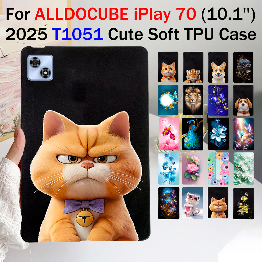 สําหรับ Alldocube iPlay 70 iPlay70 10.1 2025 Android 15 แท็บเล็ต T1051 นุ่มผิว TPU เคสกันกระแทก