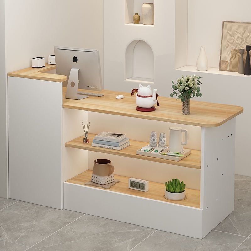 Cashier counter reception table bar table salon clothing store beauty salon front desk meja kaunter