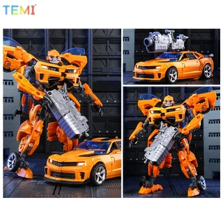 TEMI 2 in 1 ของเล่นเด็กรุ่นรถเปลี่ยนหุ่นยนต์ Optimus Megatrone ตัวเลขการกระทํารถคลาสสิก