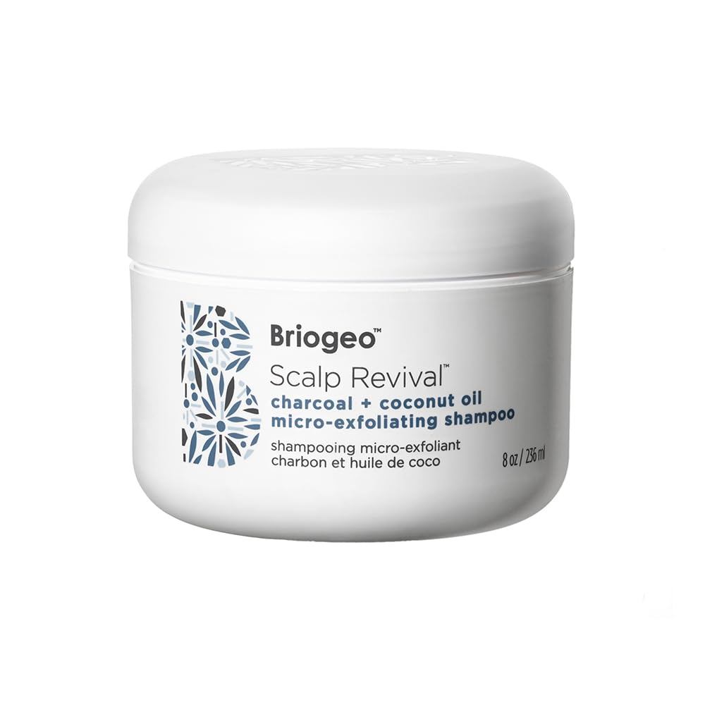 Briogeo Scalp Revival Charcoal + Coconut Oil Micro-Exfoliating Shampoo, Treatment for Dry & Itchy Sc