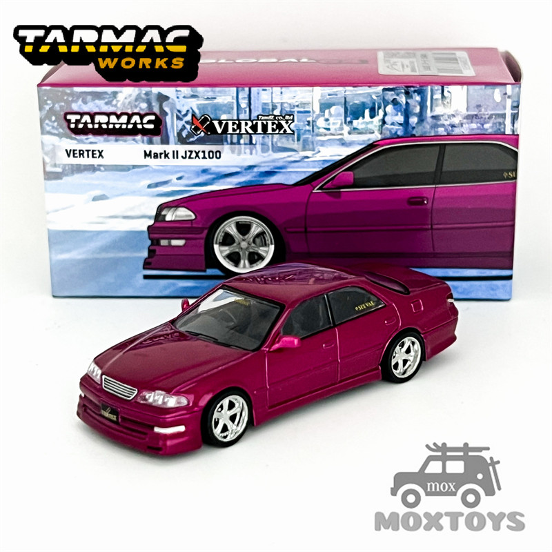 Tarmac Works 1:64 VERTEX Mark II JZX100 รถเหล็กโมเดล