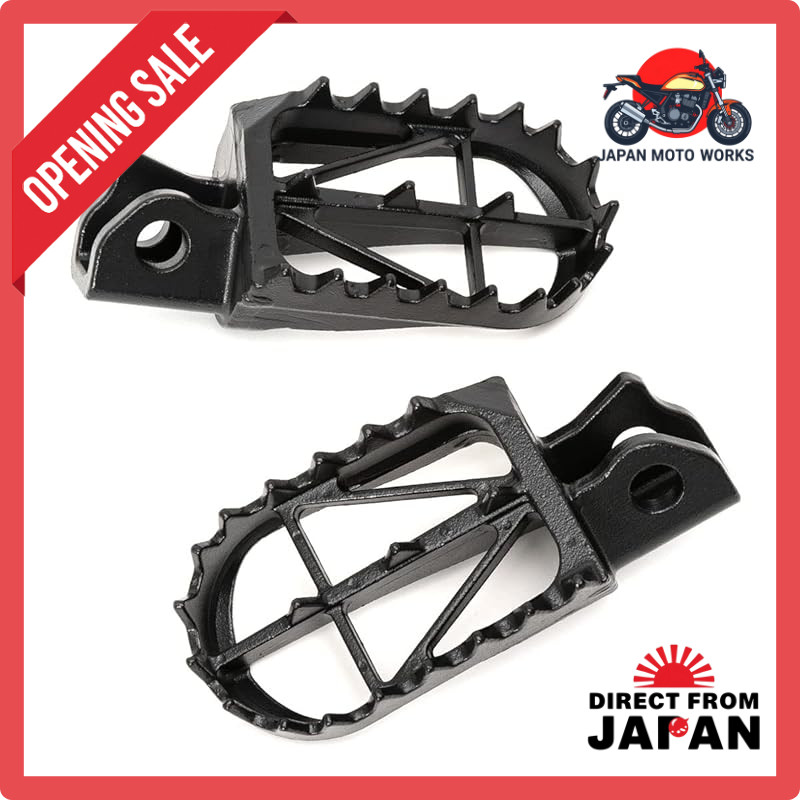 ZETA RACING KLX230/S/R/R S/SHERPA Wide Footpegs Chromoly Mid Approx. 50mm Width Front and Rear Stabl