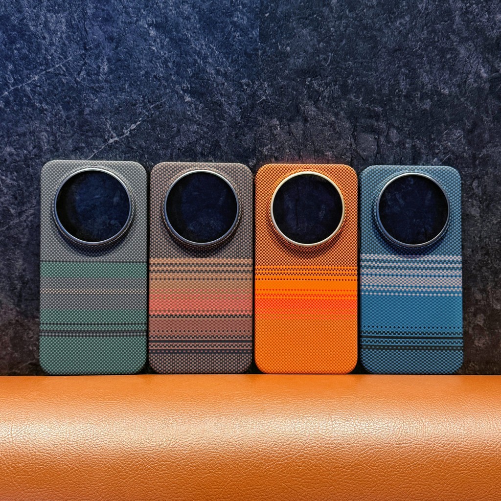 Sunset คาร์บอนไฟเบอร์น้ําหนักเบาเหมาะสําหรับ Huawei mate 80 RS pro max เคสโทรศัพท์เคฟล่าร์กันกระแทกเคสป้องกัน
