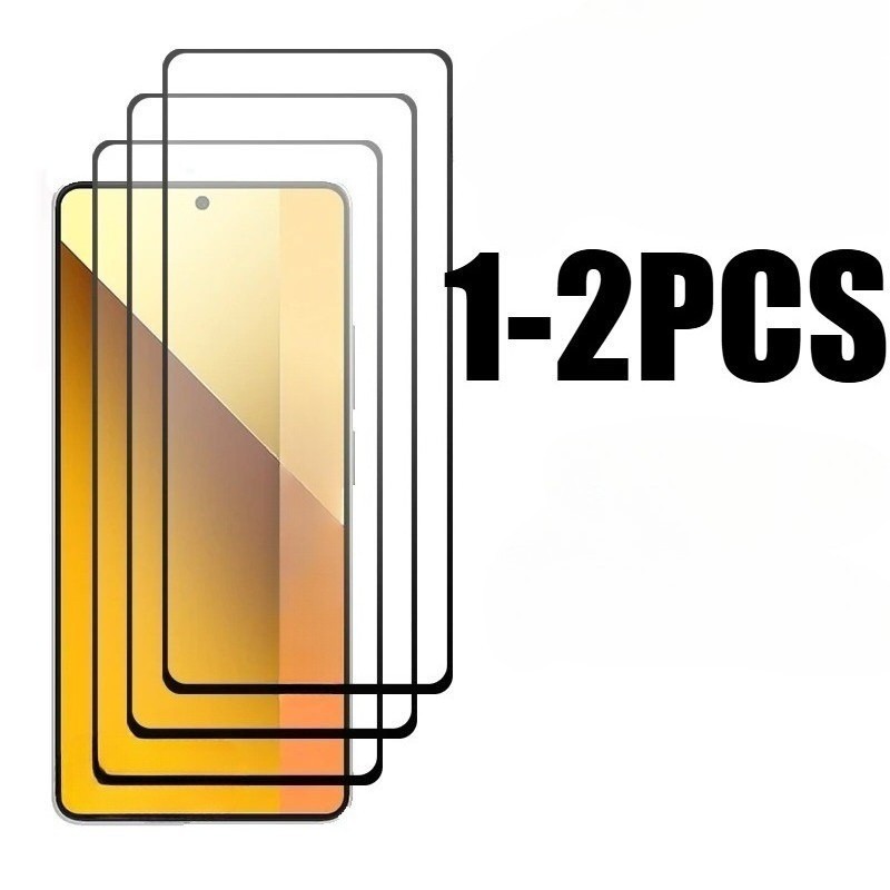 1-2 ชิ้น Anti scratch สีดําขอบผ้าไหมป้องกันหน้าจอสําหรับ itel A04 A05s A48 A49 A50 A50C A60 A60s A70