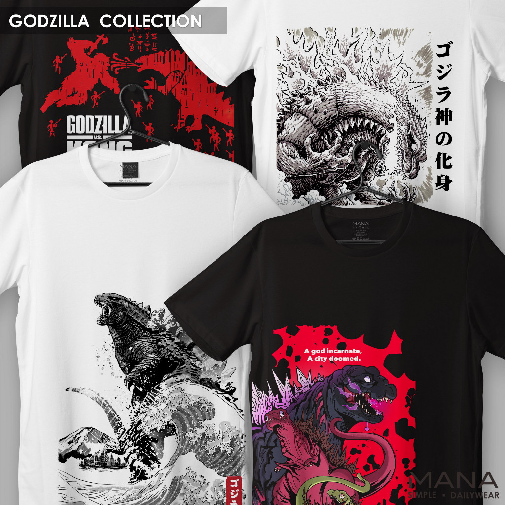เสื้อผู้ชายเย็น เสื้อผ้าฝ้าย Anime ญี่ปุ่น Godzilla.2025 แฟชั่นและสะดวกสบาย Tee  กางเกงยูนิเซ็กซ์