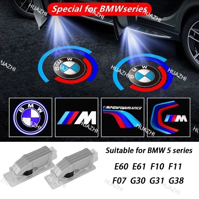 ZC 2 ชิ้นสําหรับ BMW E60 E61 F10 F11 F07 G30 G31 G38 5 series ยินดีต้อนรับ Retrofit โคมไฟฉาย 50th An