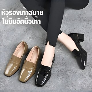 🔥HOT🔥รองเท้าหนังลําลอง ส้นสูง ส้นหนา สไตล์อังกฤษเรโทร สําหรับผู้หญิง 2025